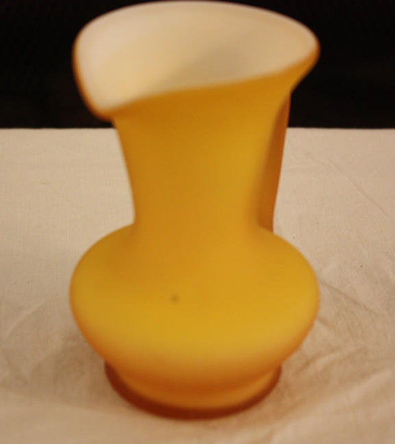 Vintage Kanawha Authentic Peachblow 264 Miniature Pitcher, Lemon image 2