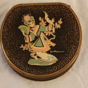 Vintage Annette Honeywell Compact In Oriental Design image 3