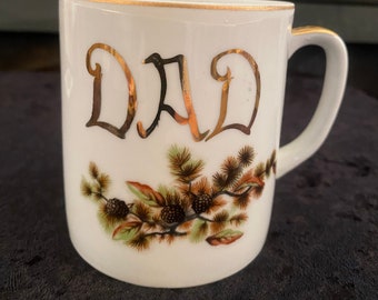 Vintage Porcelain DAD Coffee Mug