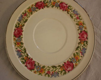 Vintage Harker Pottery Petit Point Plate