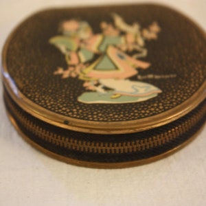 Vintage Annette Honeywell Compact In Oriental Design image 5