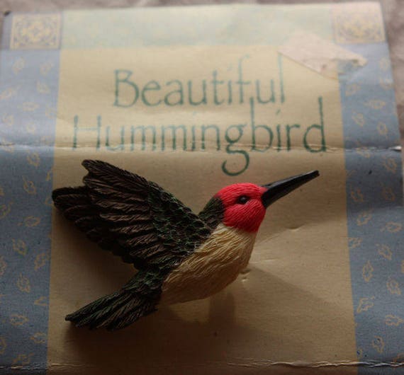 Vintage Ganz Hummingbird Pin - image 4