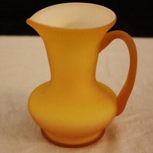 Vintage Kanawha Authentic Peachblow 264 Miniature Pitcher, Lemon image 10