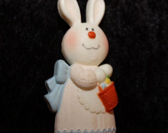 Vintage Bernadette Bunny Easter Pin 1975 by Hallmark Cards