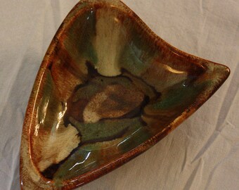 Vintage Dryden Pottery Small Ashtray-like Dish