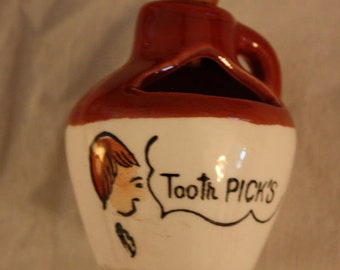 Vintage Ceramic Toothpick Holder
