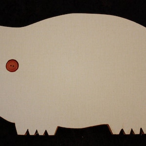 Vintage Formica and Wood Pig Cutting Board
