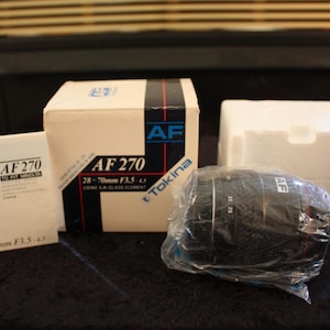 Vintage Tokina AF 270 Camera Lens 28 - 70 mm F3.5 - 4.5 for Minolta