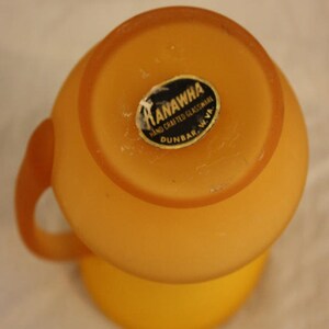 Vintage Kanawha Authentic Peachblow 264 Miniature Pitcher, Lemon image 6