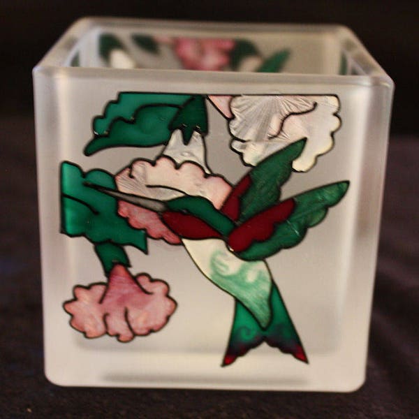 Vintage Joan Baker Designs Hummingbird Votive