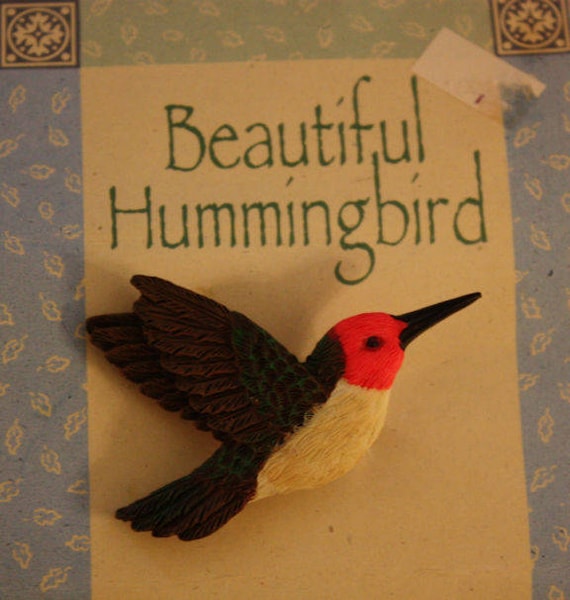 Vintage Ganz Hummingbird Pin - image 1