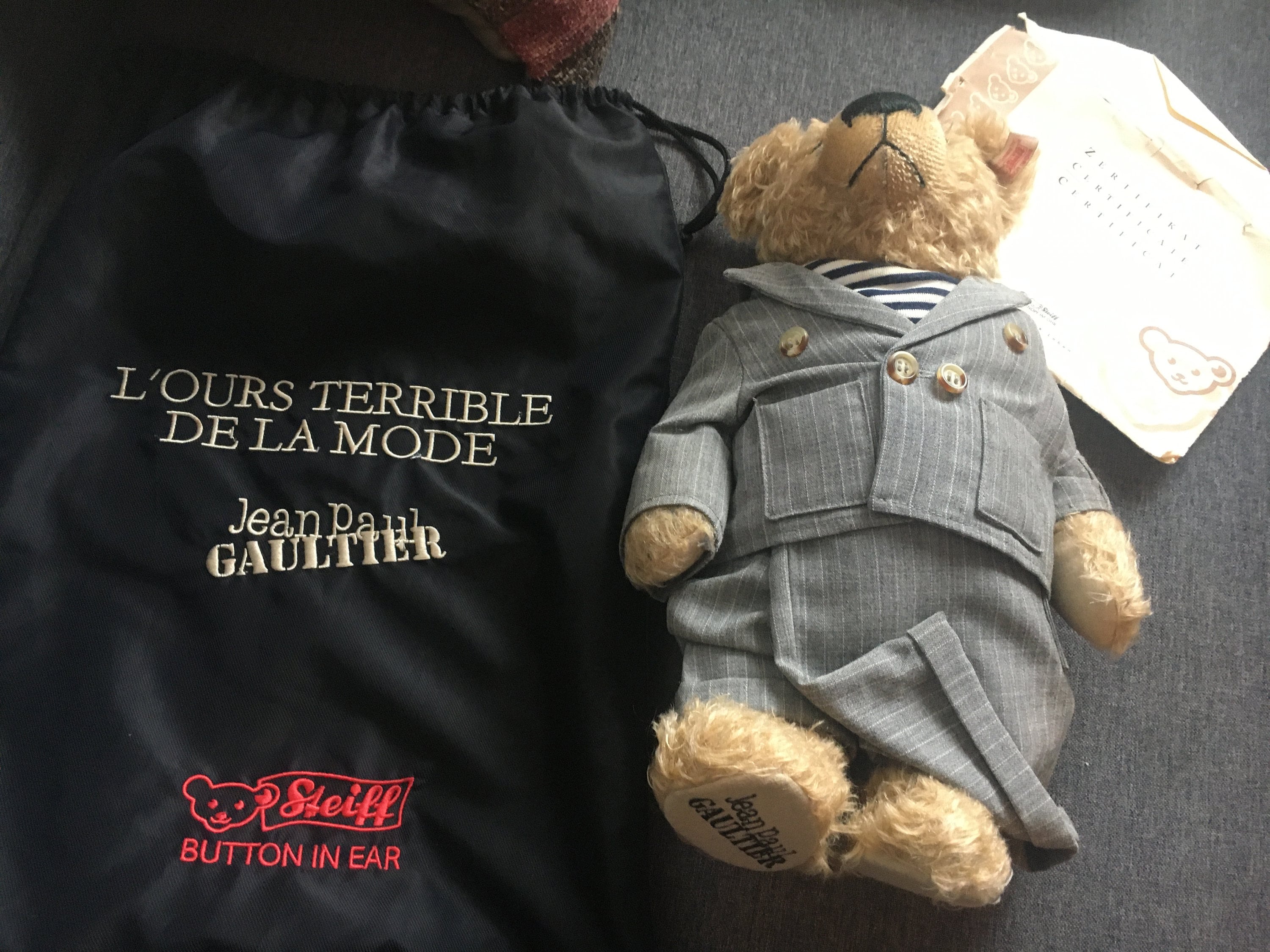 Steiff Louis Vuitton Teddy Bear Owner's