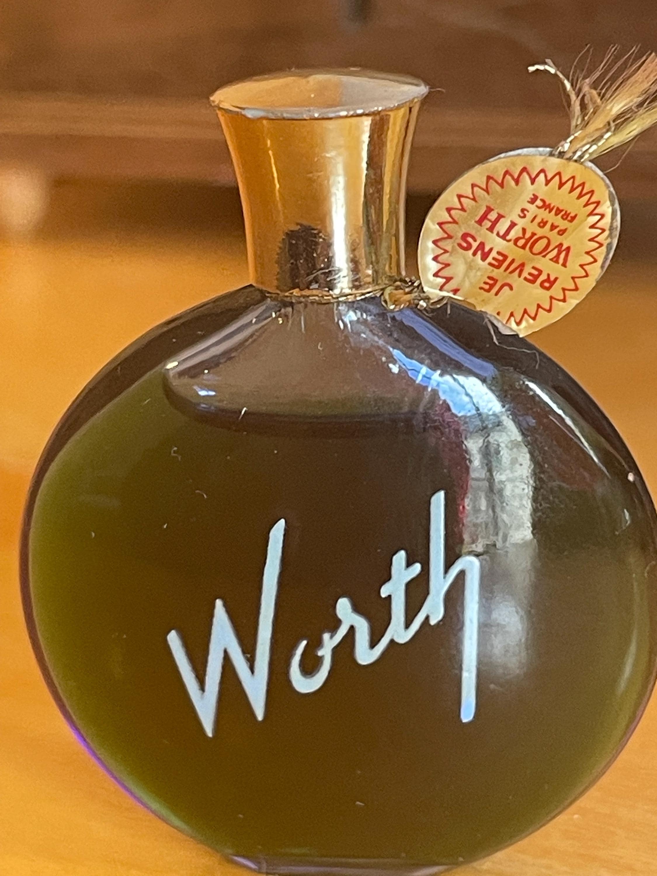 WORTH Charles Worth Je Reviens Perfume Vintage in Bottle Full W