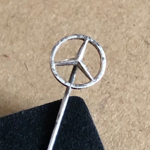 Vintage Mercedes-Benz Lapel Pin: 800 Silver Collectible