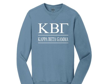 kappa beta gamma apparel