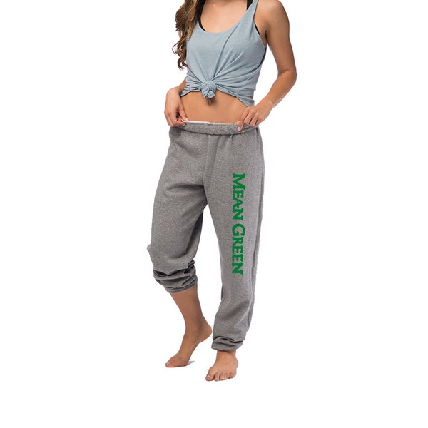 University of North Texas Sweatpants, UNT Unisex Oversized Lounge Pants, Mean Green Sweats, Sweatsuit, Apparel clothing swag and gift ideas