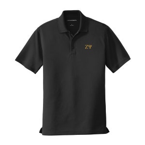Zeta Psi, Performance Polo, Zetes Dri-Fit Polo Shirt, golf shirt, dress shirt, Fraternity apparel, clothing, short sleeve classic polo