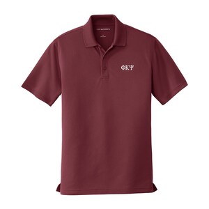 Phi Kappa Psi, Performance Polo, Phi Psi Dri-Fit Polo Shirt, golf shirt, dress shirt, Fraternity apparel, clothing, classic polo
