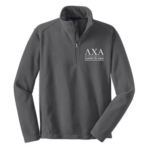 Lambda Chi Alpha, Fleece Pullover, Lambda Chi outwear, Fleece Pullover, Quarter Zip Fleece