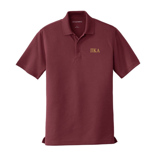 Pi Kappa Alpha, Performance Polo, Pike Dri-Fit Polo Shirt, golf shirt, dress shirt, Fraternity apparel, clothing, short sleeve classic polo
