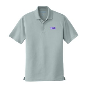 Sigma Phi Epsilon, Performance Polo, Sig Ep Dri-Fit Polo Shirt, golf shirt, dress shirt, Fraternity apparel, clothing, short sleeve polo