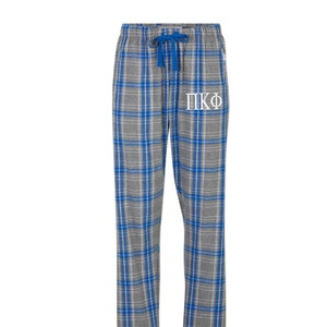 Pi Kappa Phi Flannel Pants, Greek Letter Loungewear, Officially Licensed
