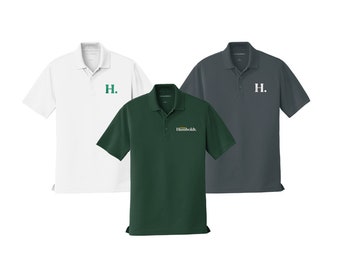 Cal Poly Humboldt State University, Performance Polo Embroidered with Cal Poly Humboldt logo, Humboldt Lumberjacks Merch, Graduation Gift