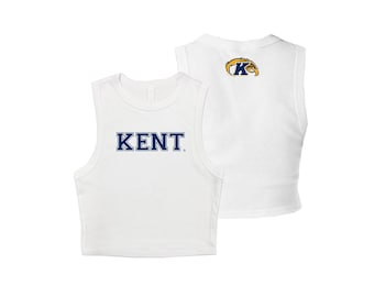 Kent State Cropped Tank Top: KSU Golden Flash Spirit Wear