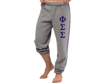 Phi Sigma Sigma Sweatpants, Joggers Loungewear Bottoms Pants, Phi Sig Sweats Sweatsuit, Phi Sig Sorority Apparel Clothing, Pledge gifts swag