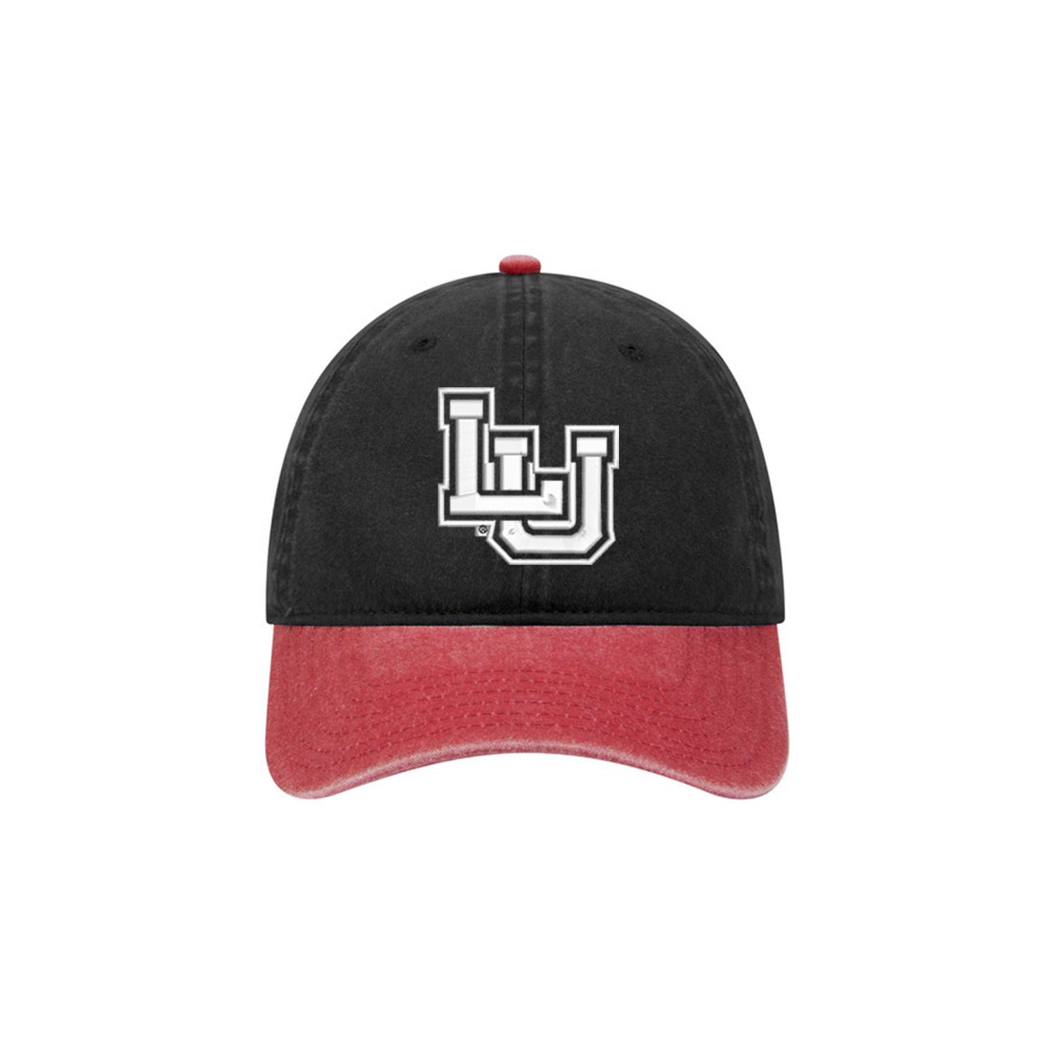 University Of Louisville Cardinals Mesh Baseball Cap Hat Black Adj Lg  Embroidery