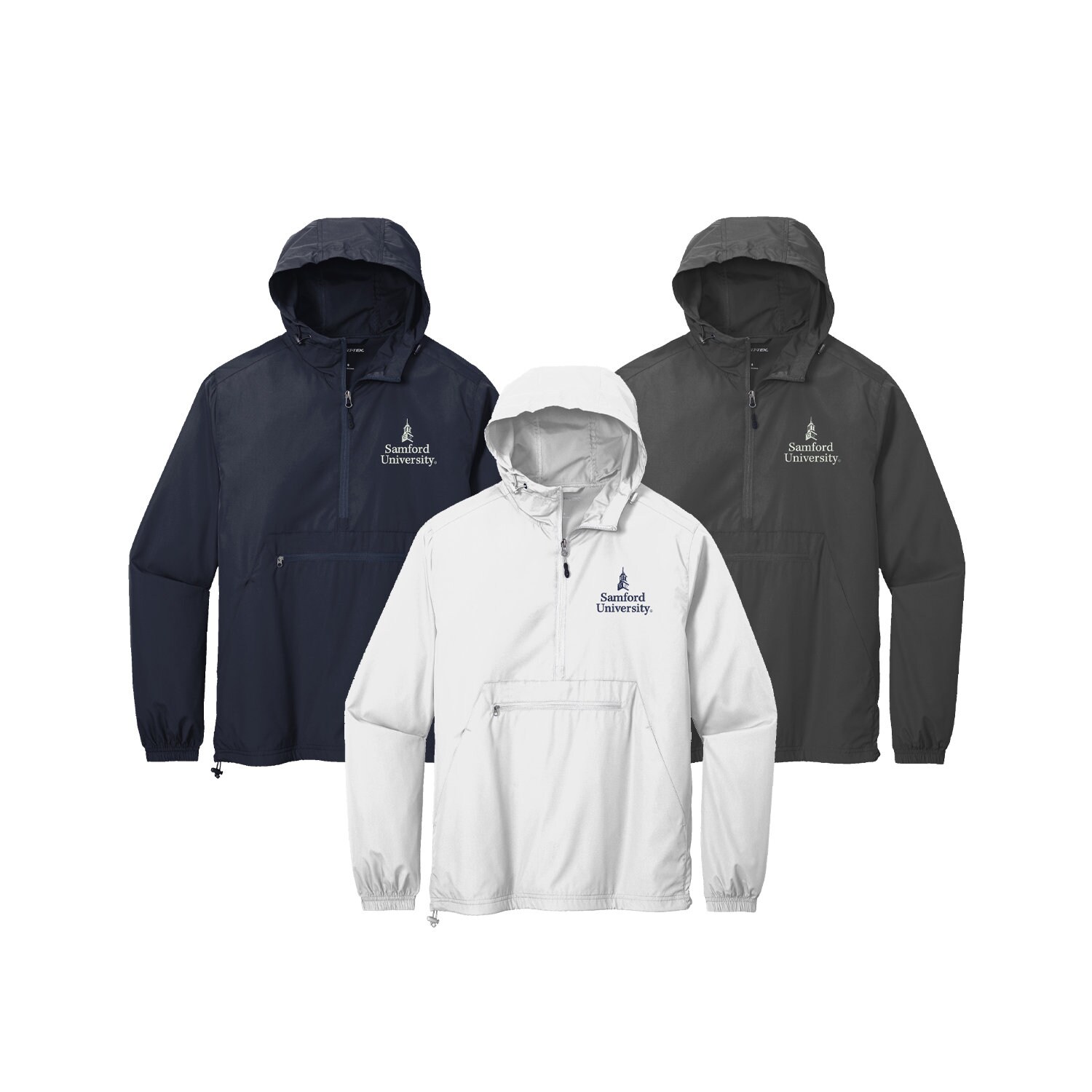 Samford University Windbreaker Embroidered With Choice of Samford