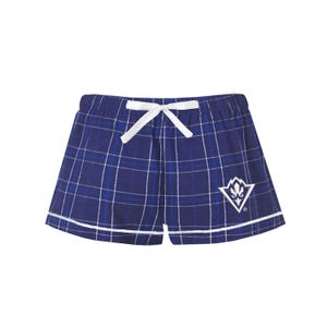 UNCW Seahawks Flannel Boxer Shorts: Embroidered Spirit Wear image 5