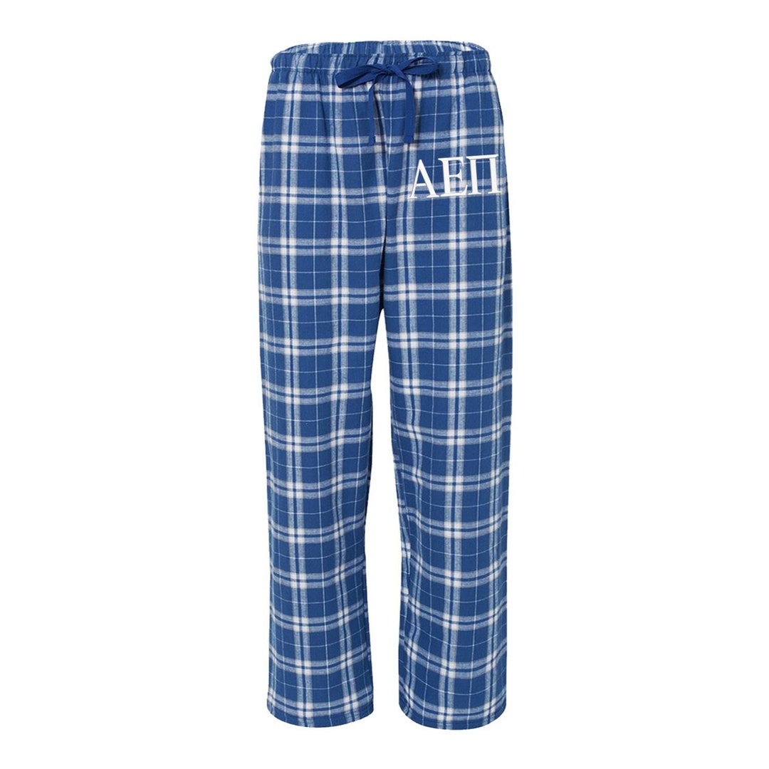 Alpha Epsilon Pi, Pantalon en flanelle, AEPi Fraternité Loungewear ...