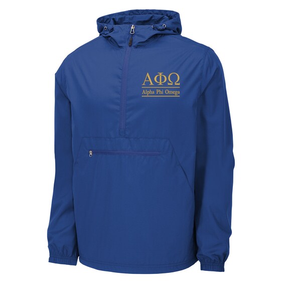 Alpha Phi Omega Pullover Windbreaker 