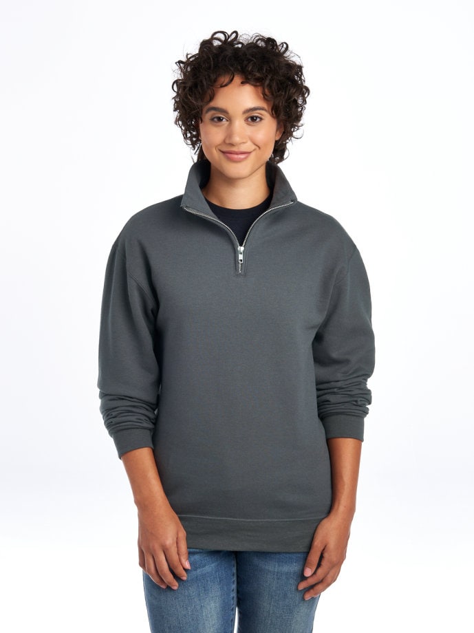 Alpha Delta Pi Sweatshirt, Adpi Sweatshirt, Cadet Collar Quarterzip ...