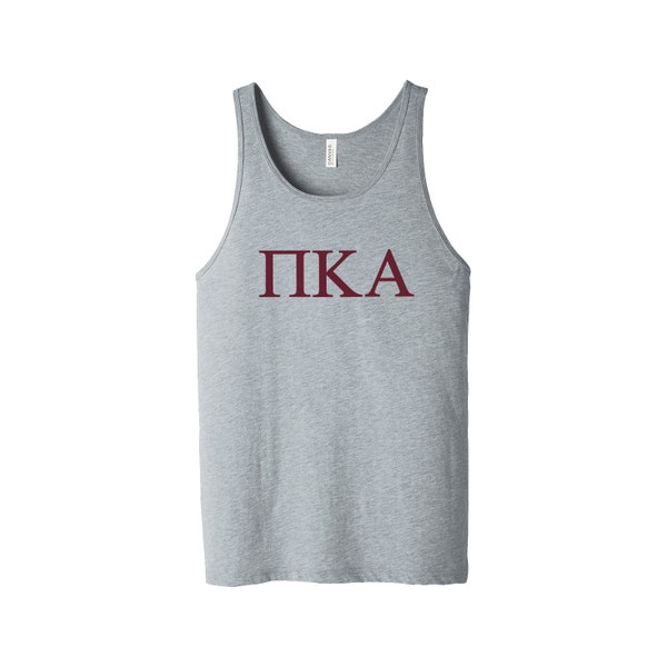 Pi Kappa Alpha Débardeur, Mens Fraternity T-Shirt sans manches, Pike vêtements rush idée de cadeau, Frat gage tops tees shirts swag gear