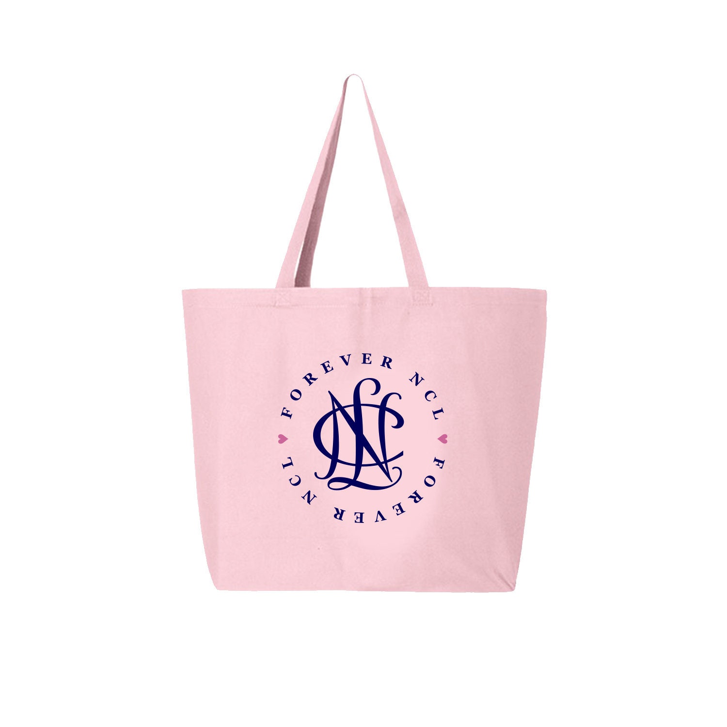 National Charity League Jumbo Tote NCL Forever Logo Canvas Etsy