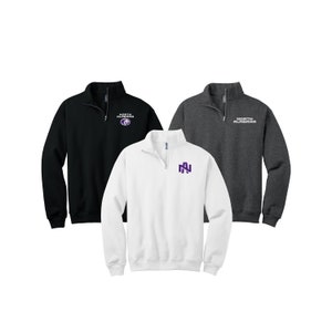 North Alabama Lions Quarter-Zip Sweatshirt: Embroidered Apparel