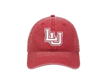 Lamar University Cardinals Hat: Garment Dyed Cotton Twill Cap