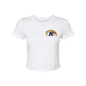Kent State University Crop Top: KSU Golden Flash Apparel