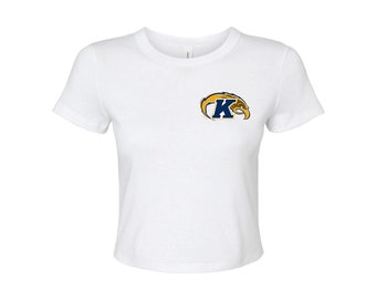 Kent State University Crop Top: KSU Golden Flash Apparel