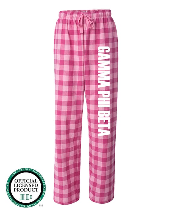 Gamma Phi Beta Pajamas Flannel Plaid Pant
