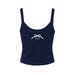 Kappa Kappa Gamma Cropped Tank Top, KKG Spaghetti Strap tank, Rush Bid Day Pledge Big Little Reveal Gifts, Sorority Apparel, Spirit Wear