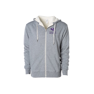 High Point Hoodie, Sherpa Lined Hooded Jacket, High Point Panthers Jacket, High Point University Outerwear, HPU Sweatshirt