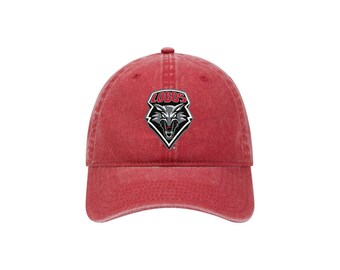 Baseball Hat UNM Lobos Garment Dyed - Etsy