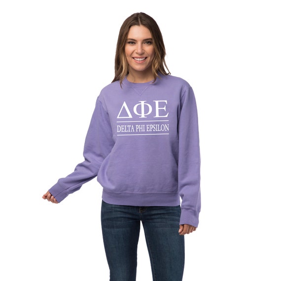 delta phi epsilon crewneck