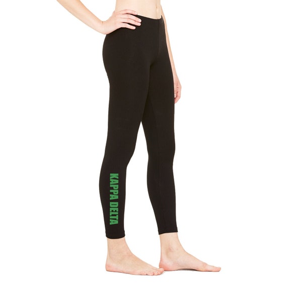 Kappa Delta Leggings, KD Yoga Pants, Lounge Pants, Tights, Kappa Delta  Sorority, Clothing, Apparel, Gift Ideas, Workout Pants, Swag, Reveal 