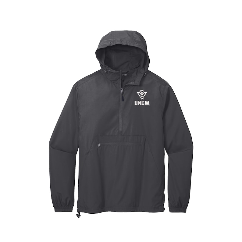 UNCW Seahawks Logo Windbreaker: Embroidered University of North Carolina Wilmington Pullover bild 4