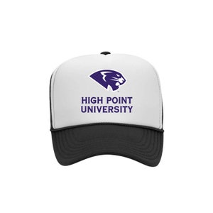 High Point University Trucker Hat, HPU Panthers Baseball Cap, College graduation gifts, Spring Break Hats, Spirit wear swag merchandise