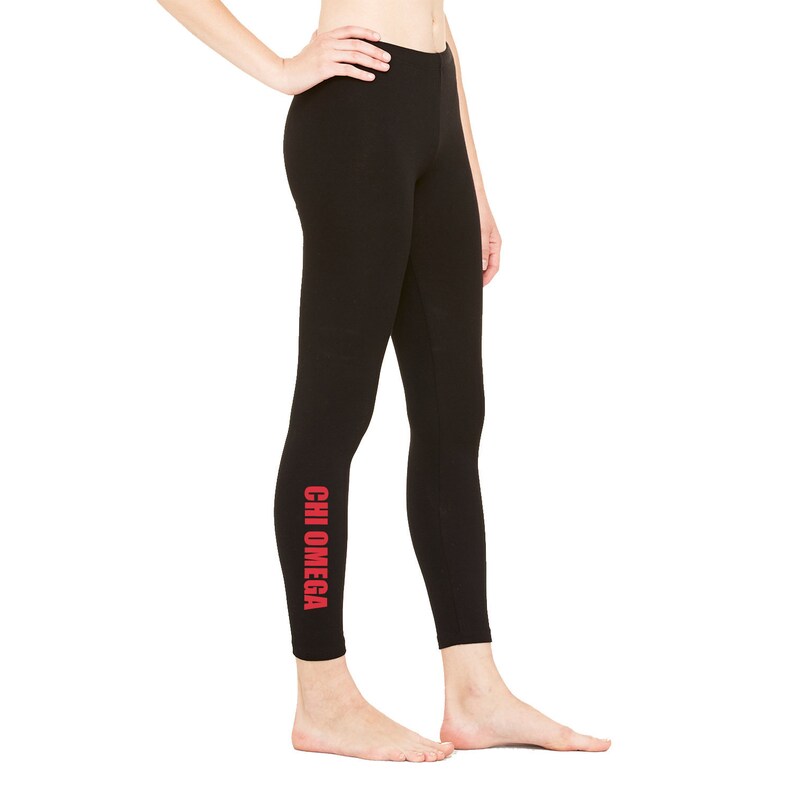 Chi Omega Leggings CHI O Yoga Pants Lounge Pants tights | Etsy